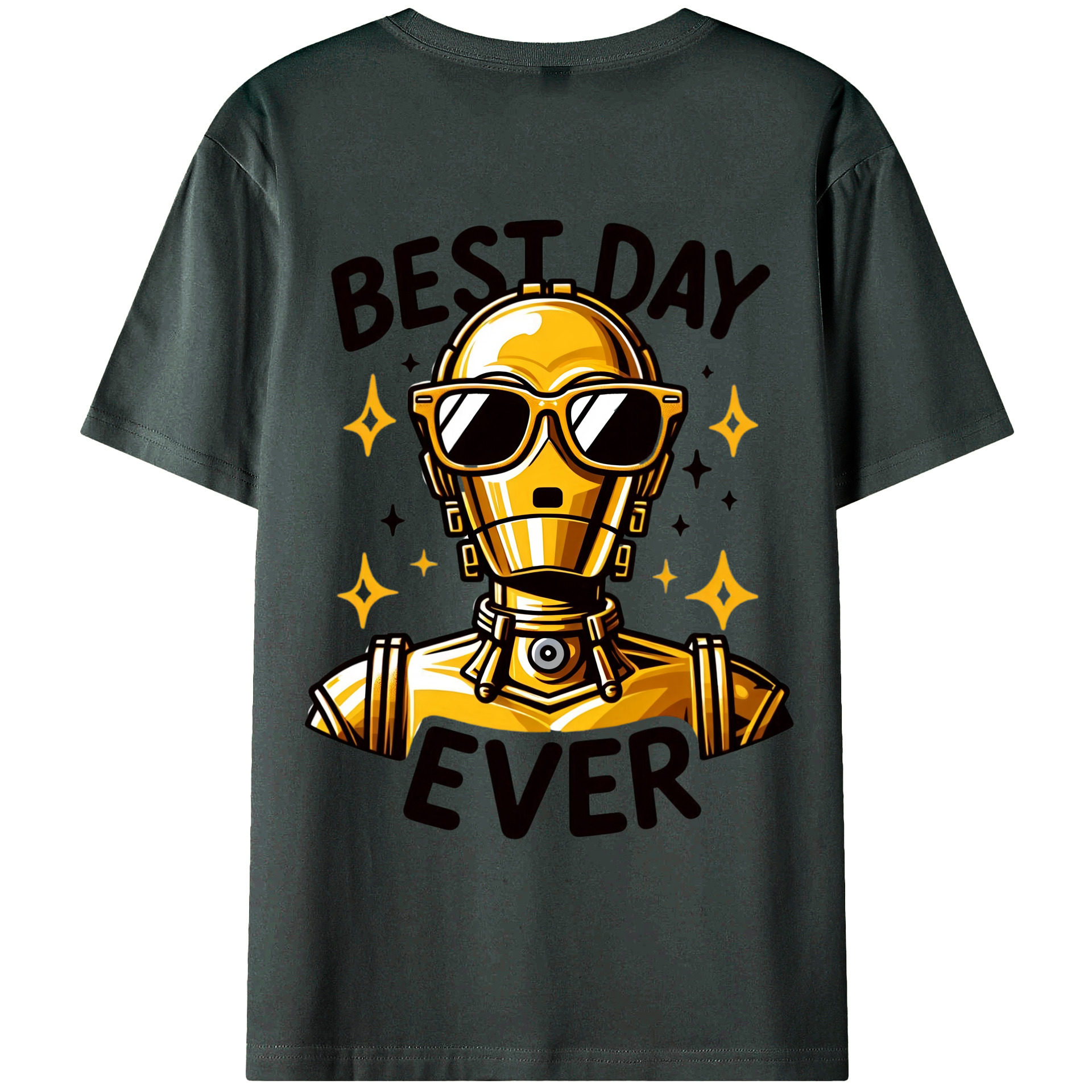 （画像用） スター・ウォーズ Star Wars 綿100％ メンズ半袖Tシャツ（バックプリント） 通気性